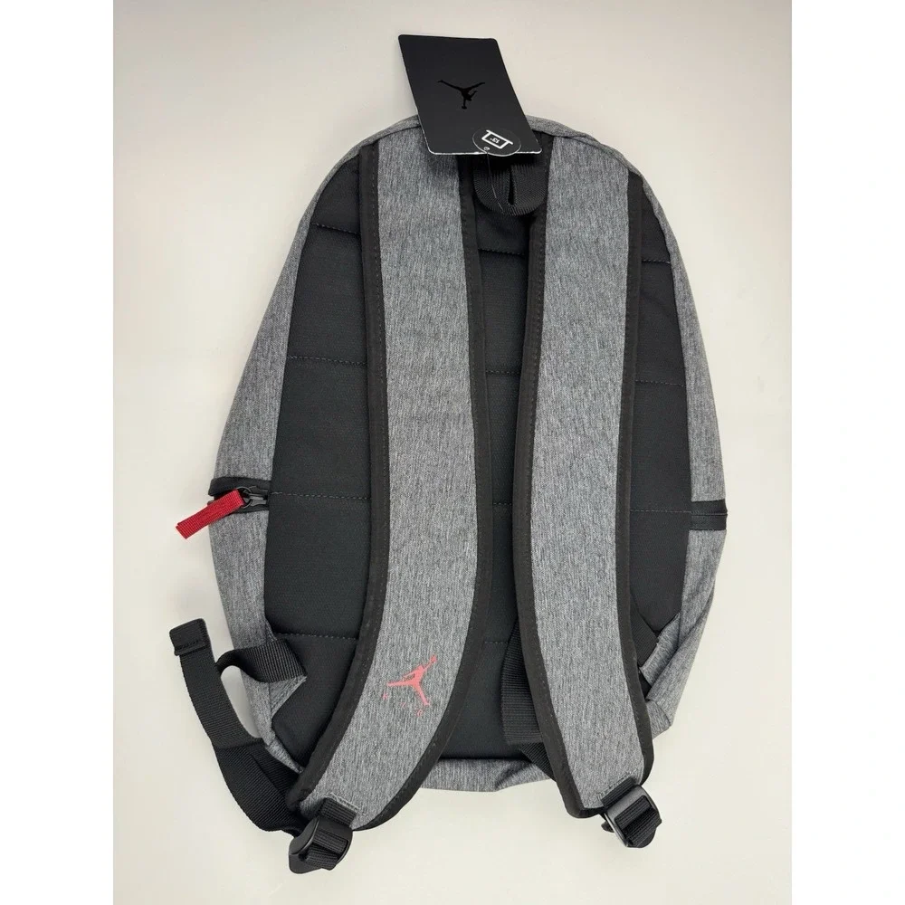 Nike Air Jordan Jumpman Carbon Heather/Gym Red Kid Large Backpack 13
